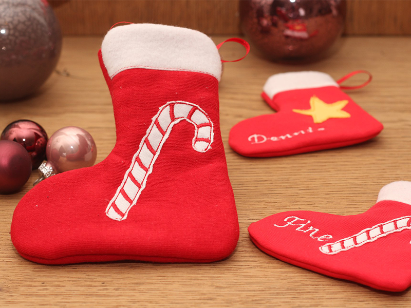 Preview: Nikolausstiefel - ITH-Stickdatei